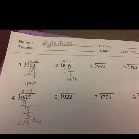 work for 748 divided by 6.